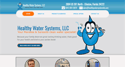 Desktop Screenshot of healthywatersystemsllc.com